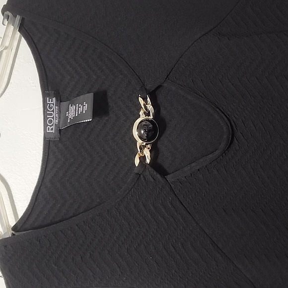 Rouge Dress jewel collar 2X - Picture 3 of 4